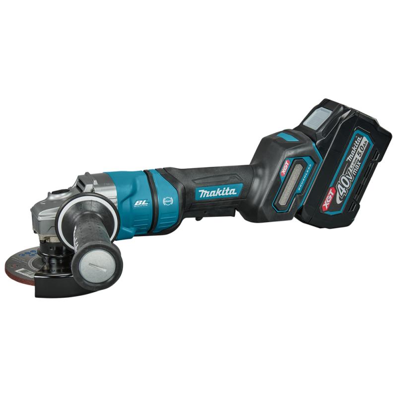 Акумуляторна кутова шліфмашина Makita GA050GT101 XGT 40Vmax 125 мм (BL4025, ЗП)