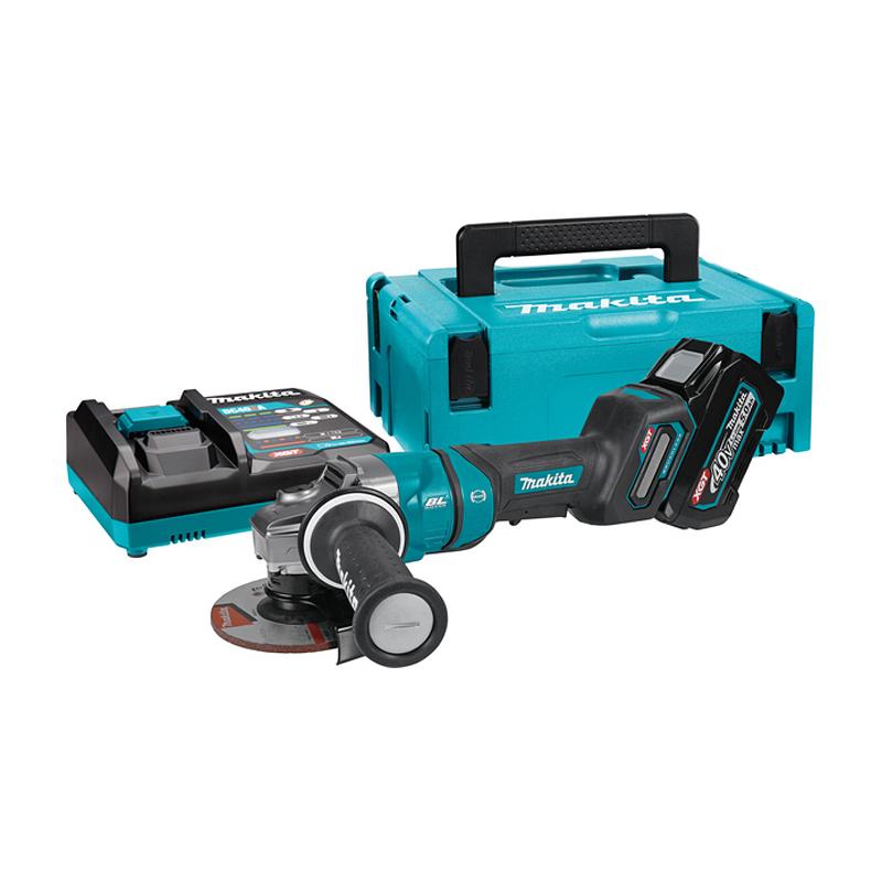Акумуляторна кутова шліфмашина Makita GA050GT101 XGT 40Vmax 125 мм (BL4025, ЗП)