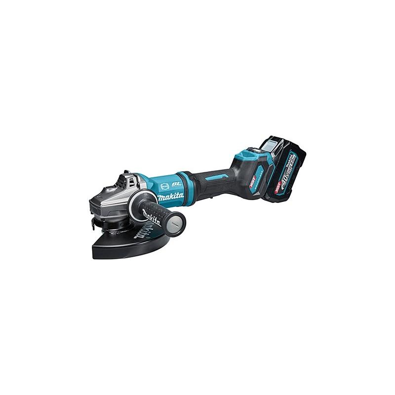 Акумуляторна кутова шліфмашина Makita GA038GT201 XGT 40Vmax 230 мм (2×BL4050F, ЗП)