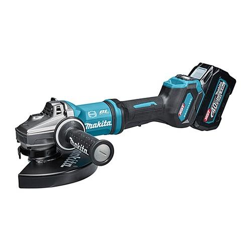 Акумуляторна кутова шліфмашина Makita GA038GT201 XGT 40Vmax 230 мм (2×BL4050F, ЗП)