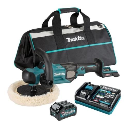 Акумуляторна полірувальна машина Makita PV001GM101 XGT 40V Max, 180 мм