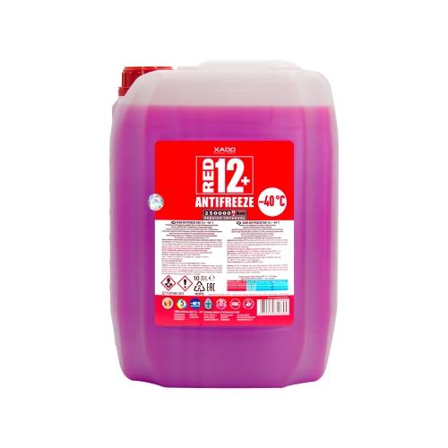 Антифриз для двигуна XADO Antifreeze Red 12+  -40⁰С 10л