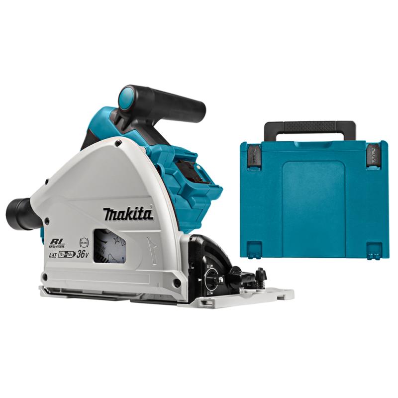Акумуляторна занурювальна дискова пила Makita DSP600ZJ LXT 18V+18V, 165 мм