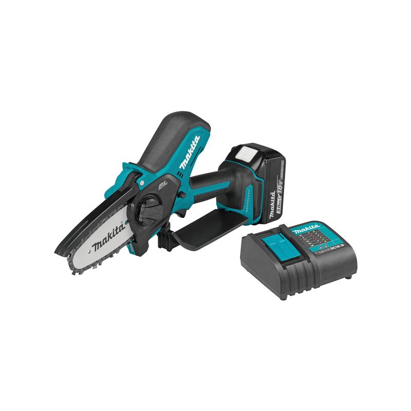 Акумуляторна ланцюгова пила Makita DUC101SF LXT, 18В, 100мм, 3Аг, Зарядний пристрій