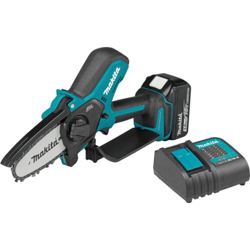 Акумуляторна ланцюгова пила Makita DUC101SF LXT, 18В, 100мм, 3Аг, Зарядний пристрій