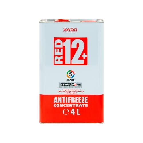 Антифриз для двигуна XADO Antifreeze Red 12+  Концентрат 4л