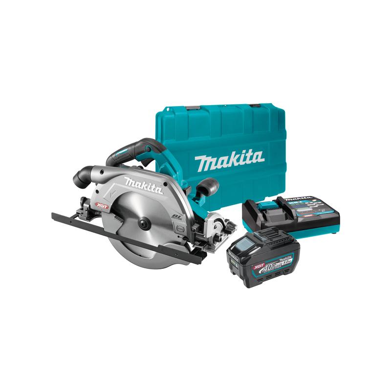 Акумуляторна дискова пила Makita XGT 40 V MAX HS009GT201 36В, 235 мм, BL4050F х2, DC40RA x1
