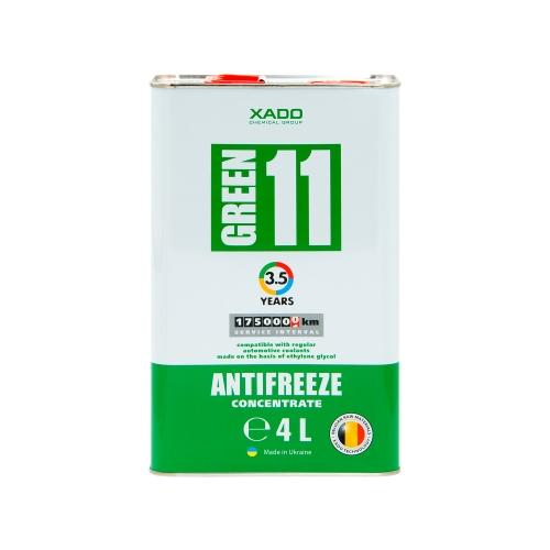 Антифриз для двигуна XADO Antifreeze Green 11 Концентрат 4л