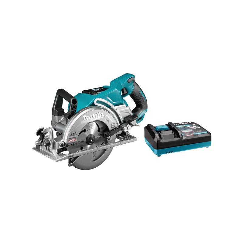Акумуляторна дискова пила Makita XGT 40 V MAX RS001GM101, 185 мм