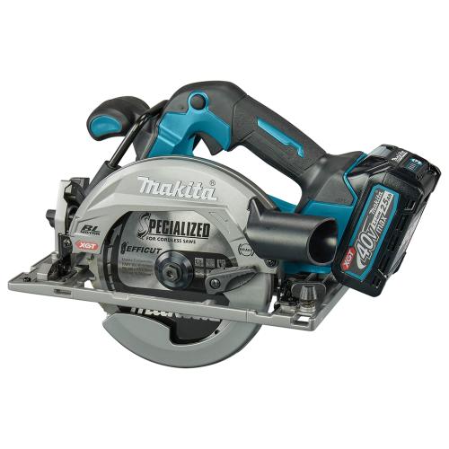 Акумуляторна ручна дискова пила Makita HS012GD201 XGT, 40В,165мм, AWS
