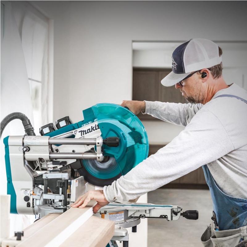 Акумуляторна торцева пила з протяжкою Makita DLS211ZU LXT 18+18B, 305 мм, BL, AWS, ADT, DXT