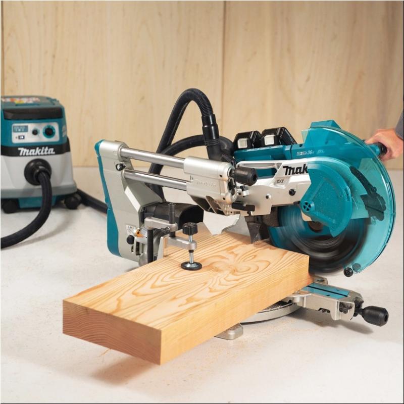 Акумуляторна торцева пила з протяжкою Makita DLS211ZU LXT 18+18B, 305 мм, BL, AWS, ADT, DXT