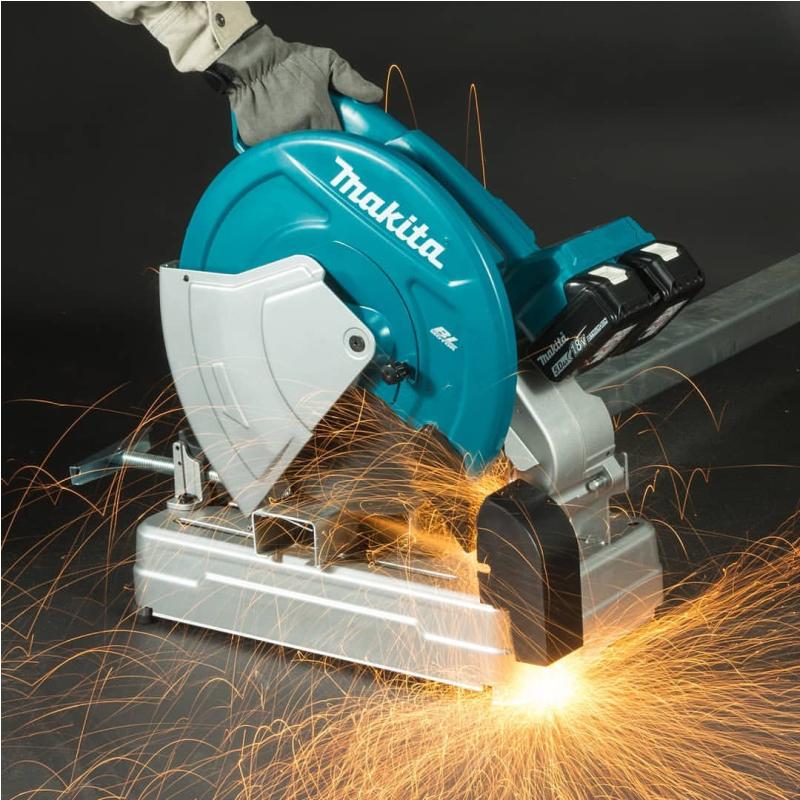 Акумуляторна монтажна пила Makita DLW140Z LXT 18V+18V, 355 мм
