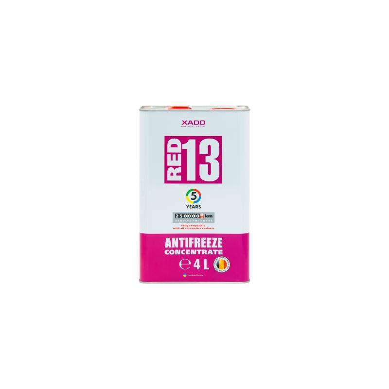 Антифриз для двигуна XADO Antifreeze Red 13 Концентрат 4л