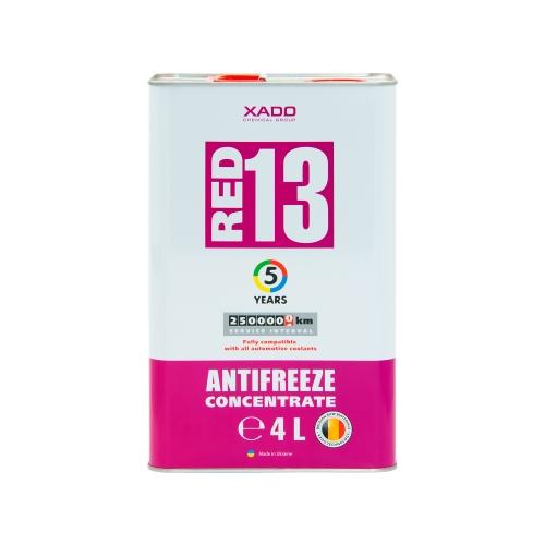 Антифриз для двигуна XADO Antifreeze Red 13 Концентрат 4л