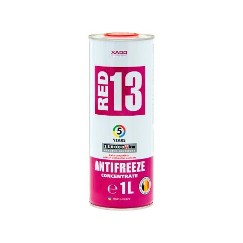 Антифриз для двигуна XADO Antifreeze Red 13 Концентрат 1л