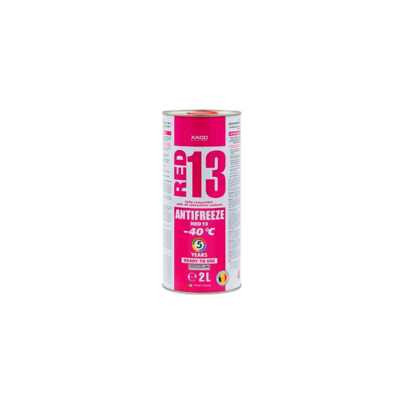 Антифриз для двигуна XADO Antifreeze Red 13 -40⁰С 2л