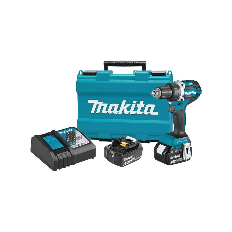 Акумуляторний дриль-шурупокрут Makita DDF484RTE, 18В LXT, 54 Нм