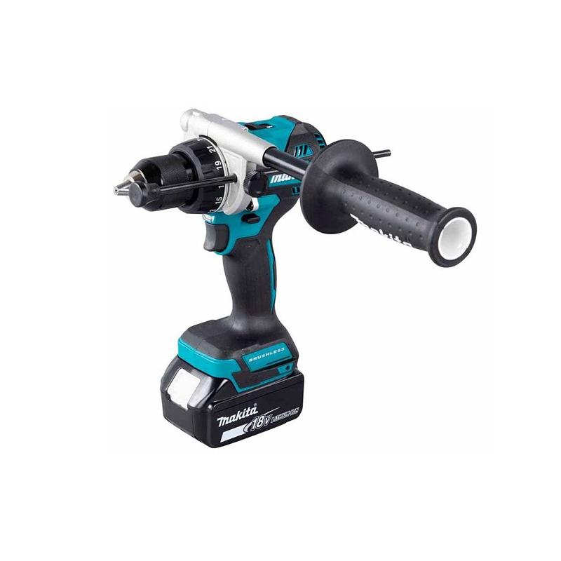Акумуляторний ударний дриль-шурупокрут Makita DHP486RTJ, 18В LXT, 130 Нм