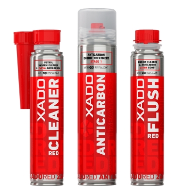 Набір засобів для оливної та паливної системи XADO 3-Stage anticarbon complex treatment