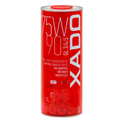 трансмісійна олива XADO 75W-90 GL 3 4 5 RED BOOST