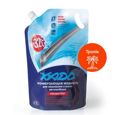 Незамерзаюча рідина для скла XADO -32 ⁰С 2л Тропік