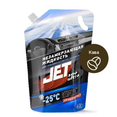 Незамерзаюча рідина для скла XADO JET 100 ULTRA -25°С Кава