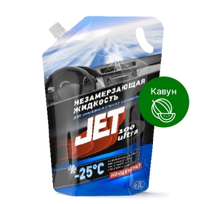 Незамерзаюча рідина для скла XADO JET 100 ULTRA -25°С Кавун