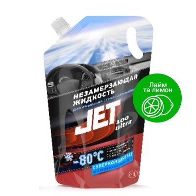 Незамерзаюча рідина для скла XADO JET 100 ULTRA -80°С Лайм та лимон