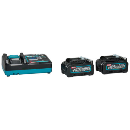 Набір акумуляторів Makita XGT BL4040 (2×4.0Ah) + DC40RA