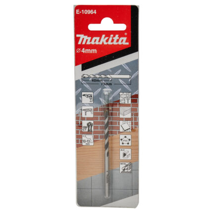 Свердло універсальне TCT 4х75 мм