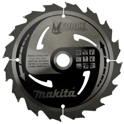 Диск пиляльний по деревині MForce 180x20 мм 16Т