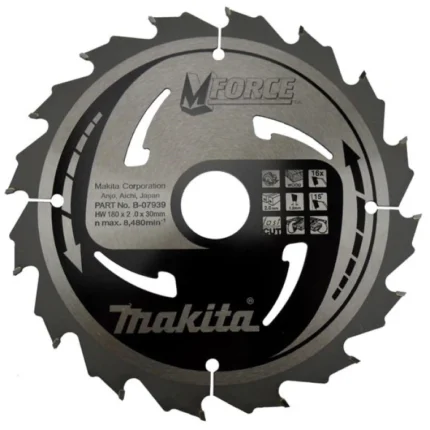 Диск пиляльний по деревині MForce 180x30 мм 16Т