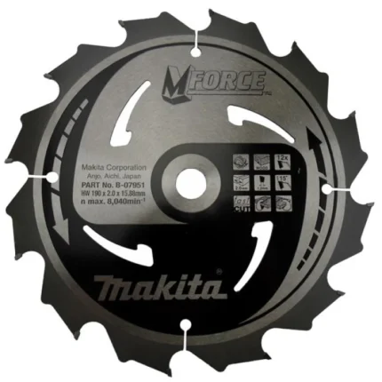 Диск пиляльний по деревині MForce 190x15,88 мм 12Т