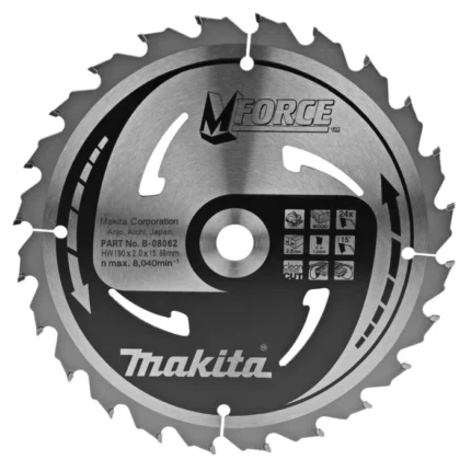 Диск пиляльний по деревині MForce 190x1588 мм 24Т
