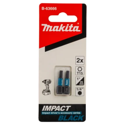 Біта T15 25 мм Impact Black 2 шт.